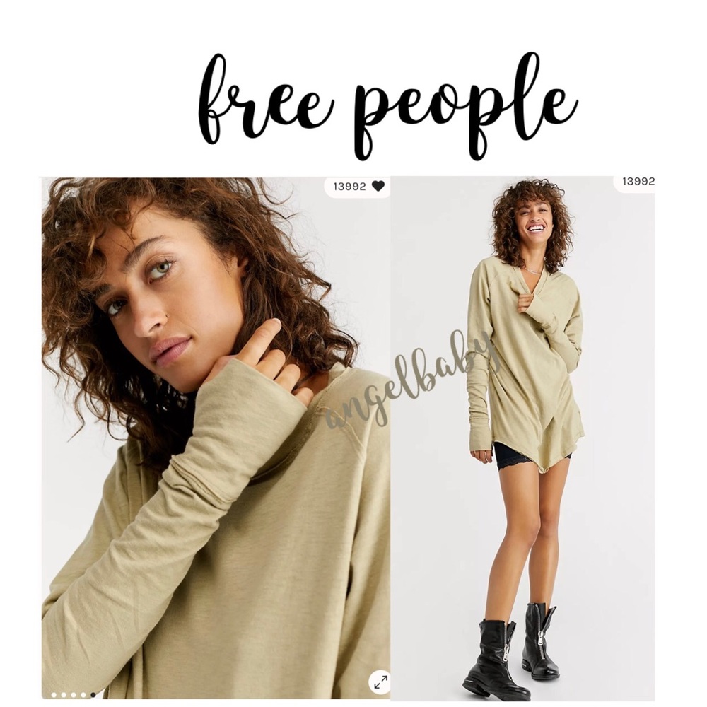 Free people Arden tee in Sacred Palm! - Picture 3 of 16